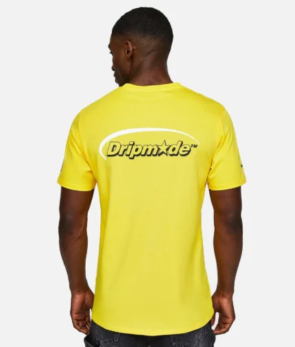 Drip Made Drag T Shirt Yellow (1)
